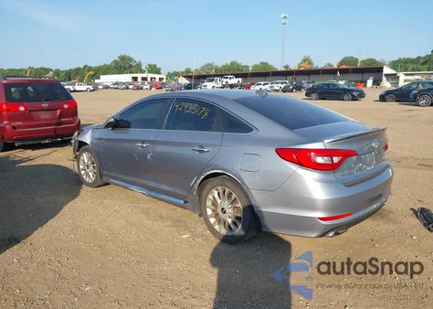 2015 Hyundai Sonata Sport/Limited z USA, uszkodzony, nr VIN 5NPE34AF4FH209728